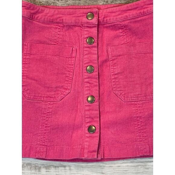 Cotton Candy LA pink corduroy mini skirt size S - Picture 6 of 10